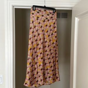 Free people satin skirt